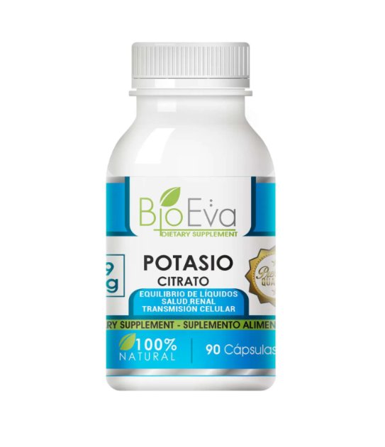 BioEva Potassium Citrate 99mg (90 Cáps)
